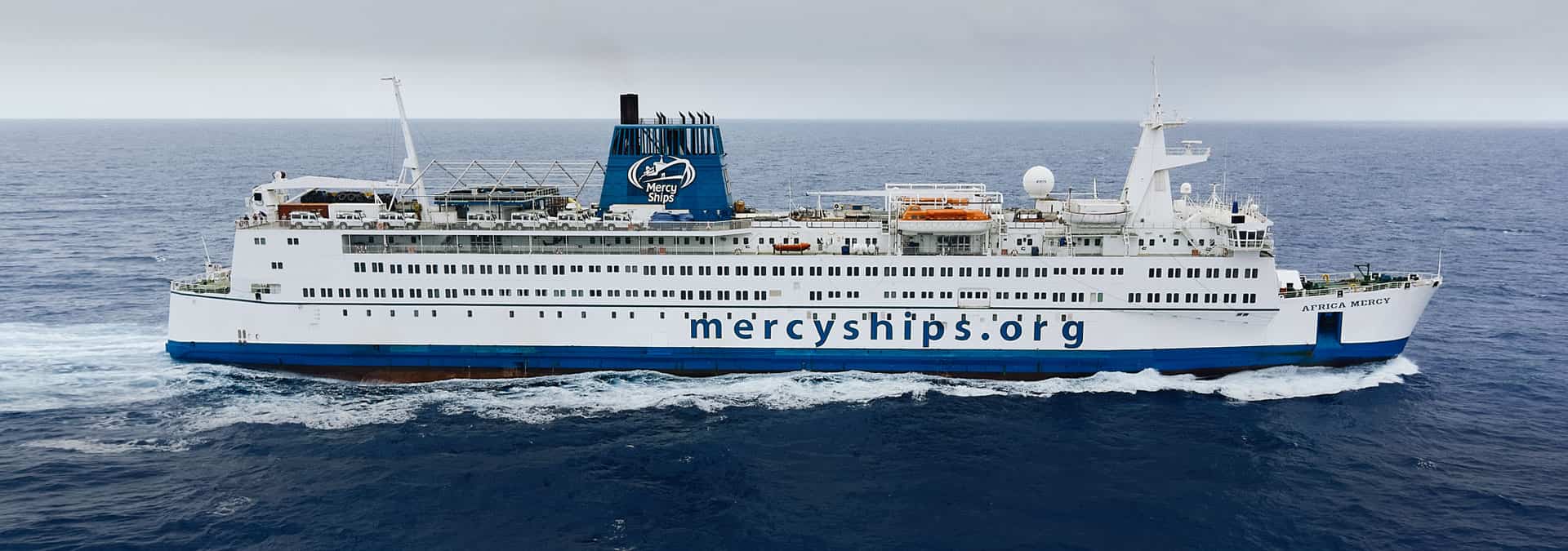 Africa Mercy sailing