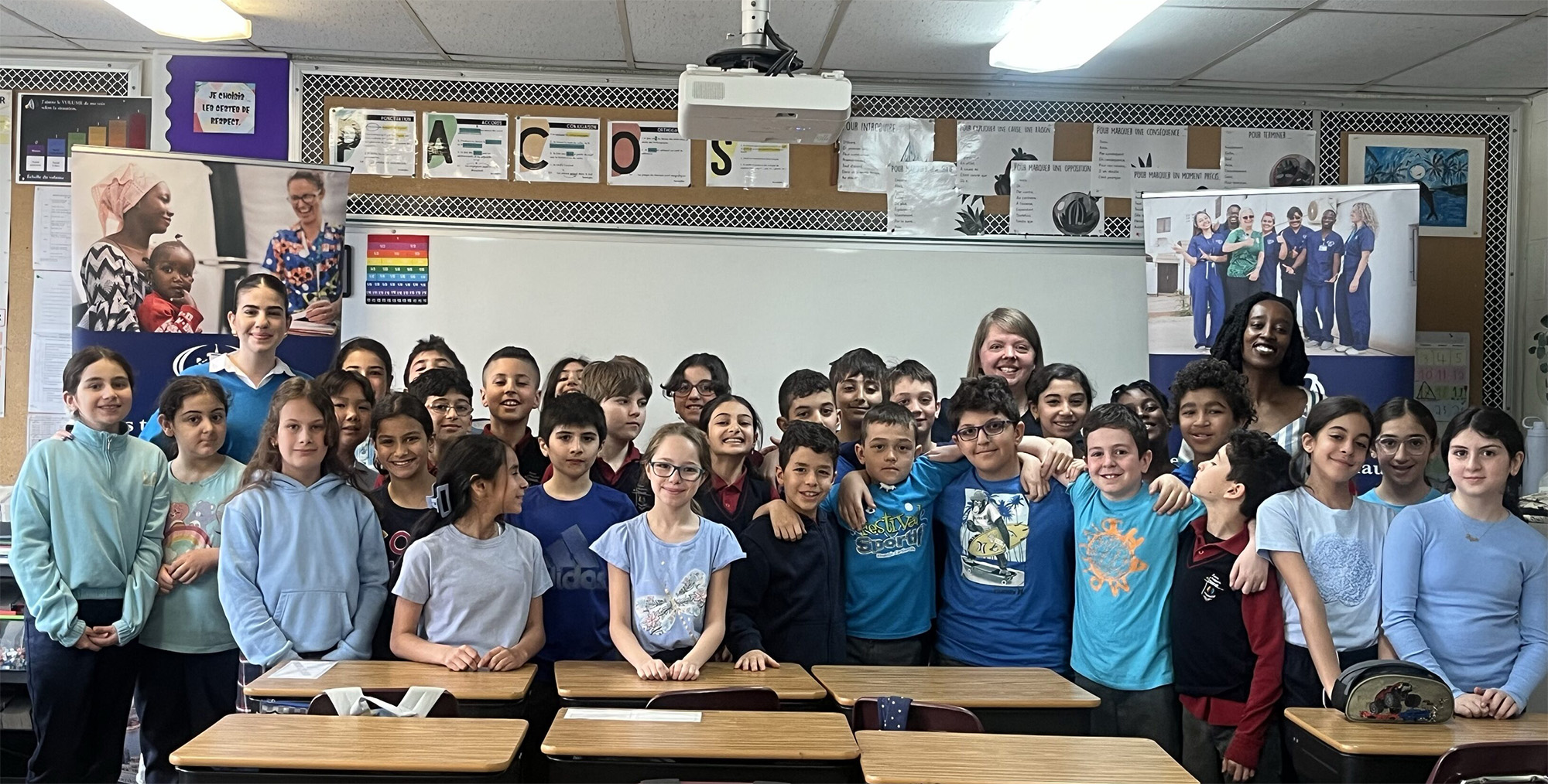 Présentation à l'école Augustin-Roscelli