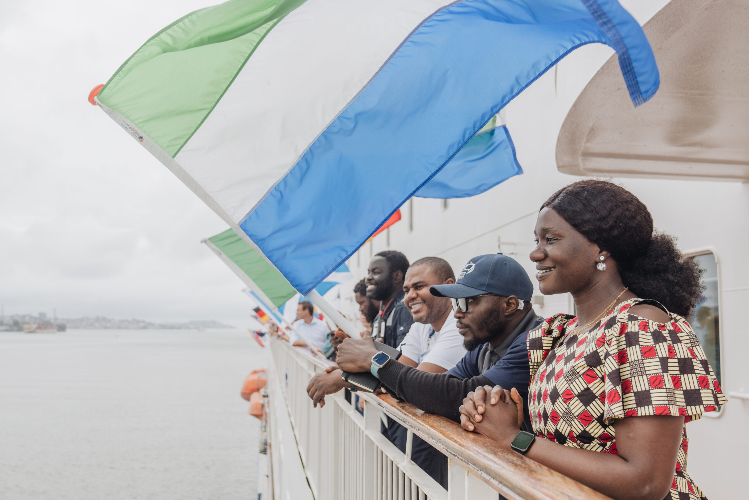 Global Mercy's arrival to Freetown, Sierra Leone