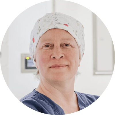 Stacey Brown, Operating Room Nurse from Manitoba serving on the Global Mercy.