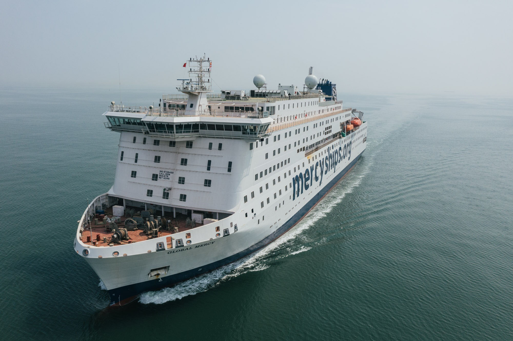 Mercy Ships sailing PS2000